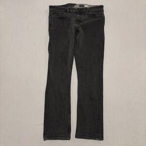 Volcom Vorta Jeans 34 Black Denim Slim Straight Casual Preppy Spring Outdoor